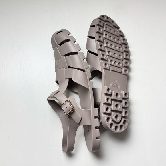 Old Navy Ankle Strap Buckle TAUPE Stylish Women's Sandals - Picture 6 of 7